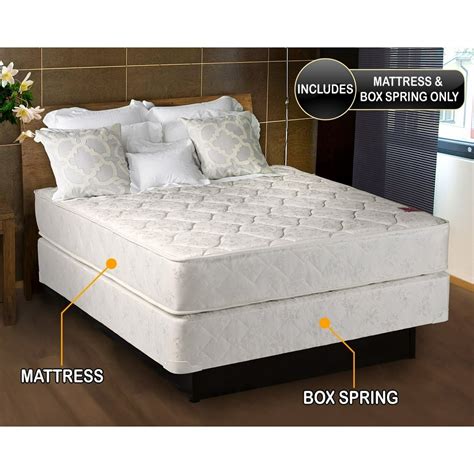 metal bed frame queen for mattress and box spring set|queen size mattress & boxspring.